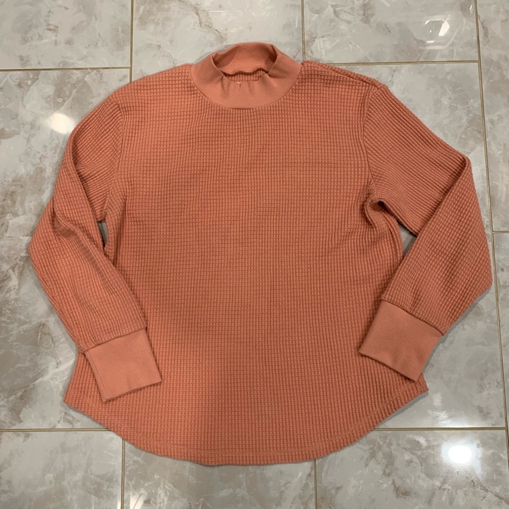 NWOT Madewell Thermal Waffle Knit Oversize Sweater